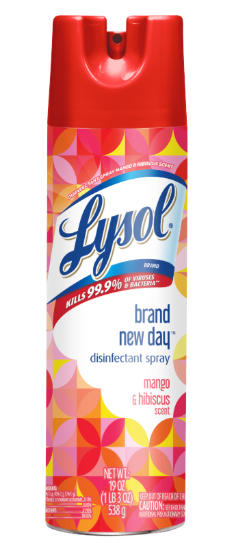 LYSOL Disinfectant Spray  Brand New Day  Mango  Hibiscus